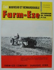 FARM-EZE Epandeur de fumier 1963 dealer brochure - French - Canada