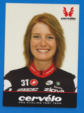 CYCLISME carte cycliste CARLA RYAN équipe CERVELO 2010