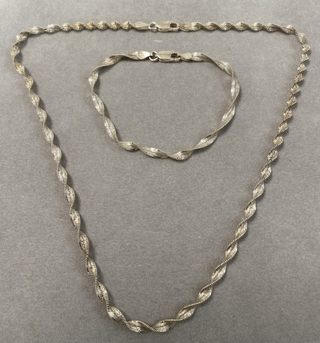 Parure collier argent - collier,