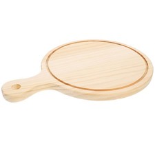 Pelle à pizza en bois : planche de service en bois avec long manche – planche à