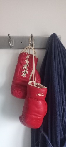 Beaux gants boxe - gants, anciens