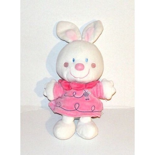 Doudou lapin robe rose - robe,