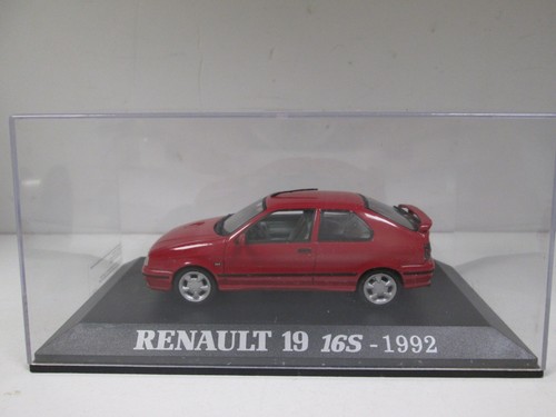 Renault r19 16s rouge red - renault,