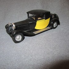 190D Matchbox Y24 England Bugatti Type 44 Noir et Jaune