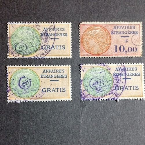 Timbres fiscaux france - timbres,