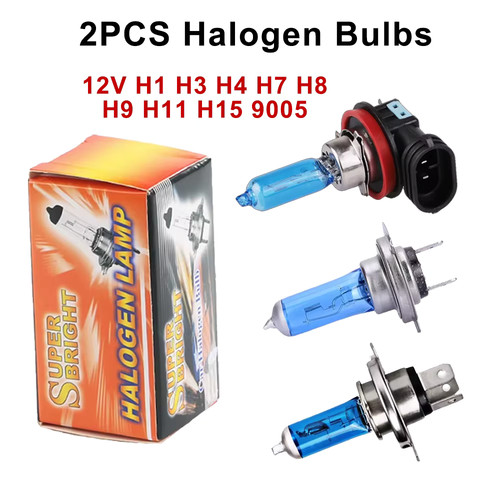 Ampoules halogènes h4 h1 - h7,