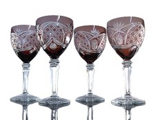 LOT 4 VERRES A VIN ANCIENNE EN