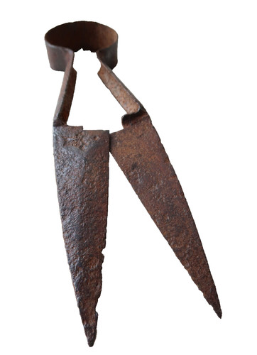 Ciseau anneaux tres - ciseau, ancien
