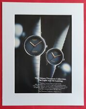 Press advertisement: DRAKAR perfume black by Guy LAROCHE - CITIZEN watch