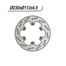 DISQUE DE FREIN AVANT NG 274