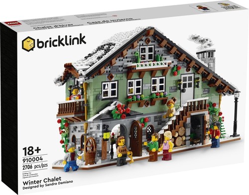 Lego bricklink winter chalet - lego,