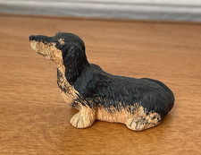 Adorable mini resin figure dog baby H=3cm L=4.5cm