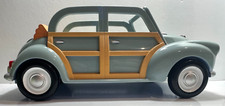 Blue Morris Minor Vintage  Family Car