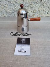 Carmencita LAVAZZA 3 tz stainless steel 18/10 coffee maker 3 cups wood handle MOKA 