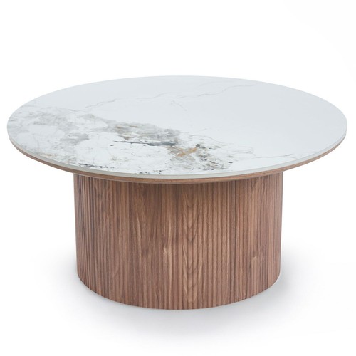 Table basse effet marbre - basse,