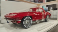 Chevrolet Corvette Stingray Cabriolet 1963 1-18 Diecast Norev Muscle Car 189056