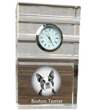 Boston Terrier - Horloge Verre