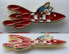 Tintin Tintin Pins. rocket. very large pins 25 x 62 mm 21 grams