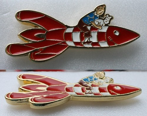 Pins tintin kuifje fusée - pins, kuifje.