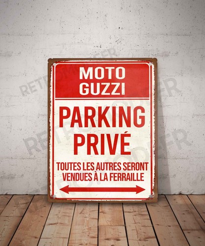 Plaque métal vintage - , moto