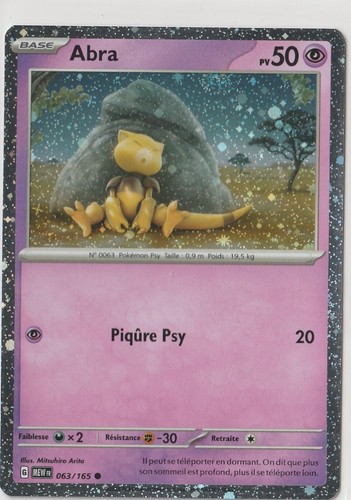 Carte pokemon française - pokemon, abra