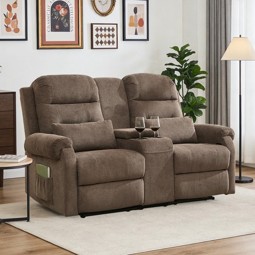 Reclining loveseat sofa - reclining, 2