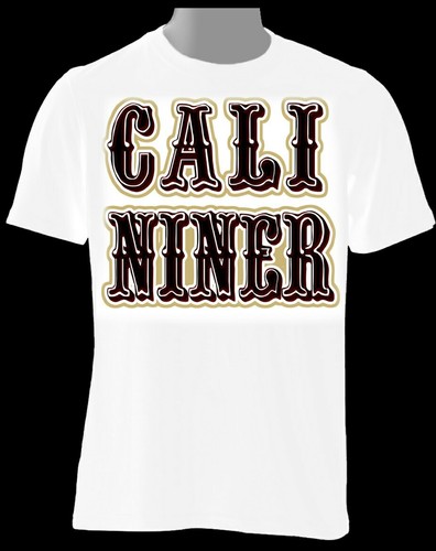 Cali niner 49er tshirt 5x - tshirt, sm-5x