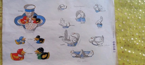 Rare planche aquarelle - , projet