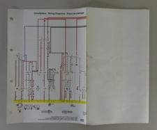 1973 VW Transporter T2b 1700 Electrical Wiring Diagram / Schematic