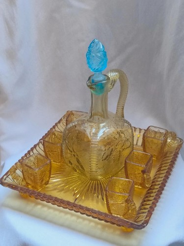 Service liqueur verre ambre - liqueur,