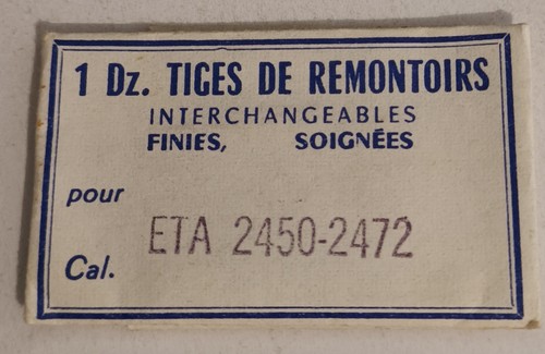 Tige remontoir eta - de,