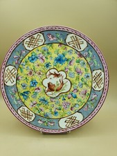 Plat faience Asiatique Motif