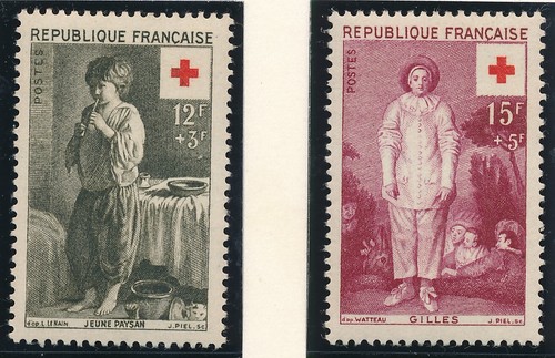 Timbre france 1089 1090 - timbre,