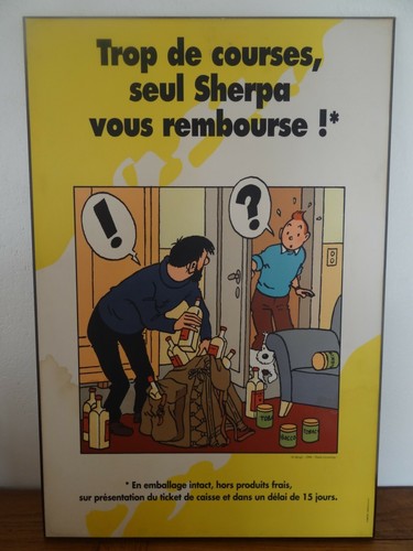 Rare affiche publicitaire - rare,