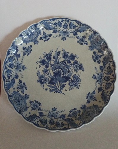 Plat faïence delf ancien - plat, de