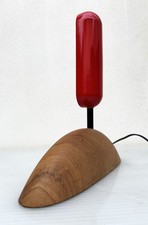 Lampe vintage année 80 bois