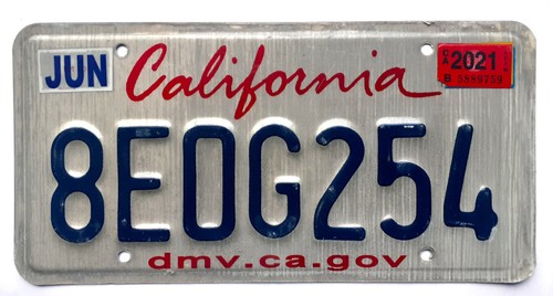 Authentique plaque voiture - de,