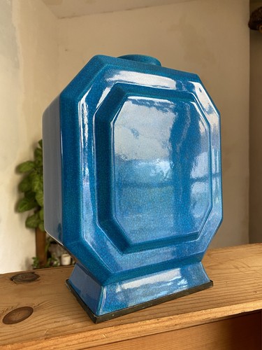 Boch louvière vase art - la,