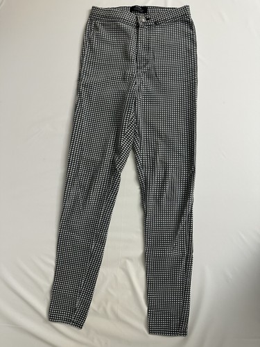 Pantalon carreaux vichy noir - pantalon,