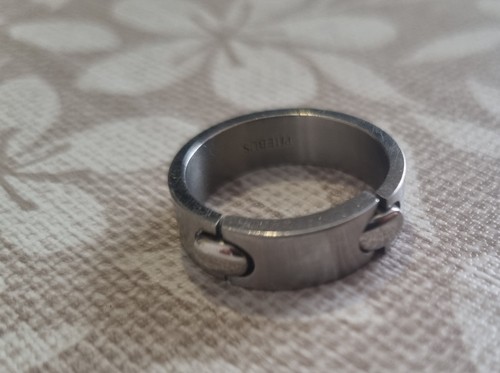 Bague phebus acier argenté - bague,