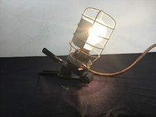 # Vintage Radius Industrial Decor Garage Workshop Lamp, Walking Clamp