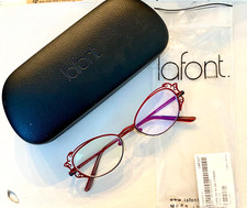 Lafont Paris Eyeglasses Red Capeline & Case