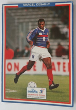 Carte Postale Publicitaire Pub Candia Fournisseur Equipe de FRANCE M. DESAILLY