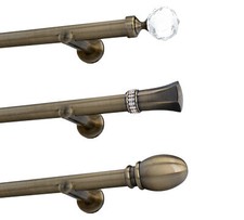 25mm Kit de tringle à rideau