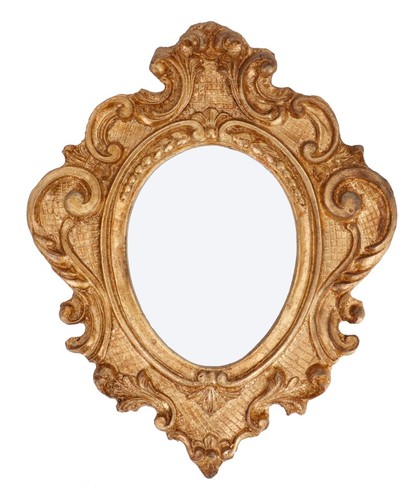 Grand miroir ovale murale - grand,