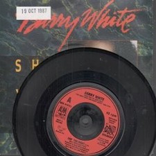 Barry White Sho You Right 7" Vinyle UK A&M 1987 Promo B/W You're What's On My