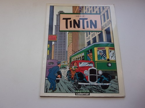 Herge album poster tintin - -,