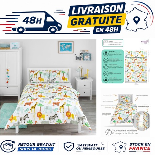 Parure lit enfant safari - de,