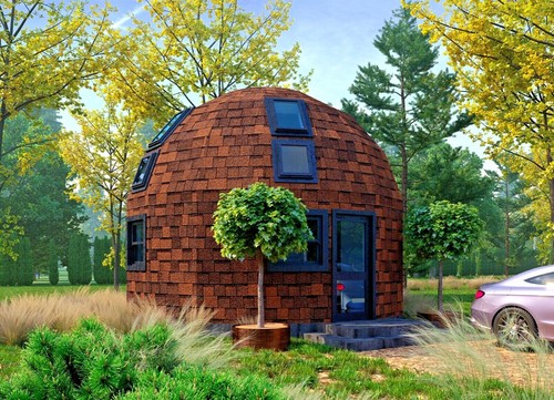 Moon house diam dome - house,