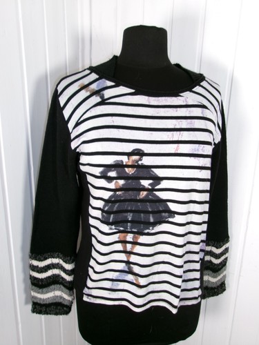 Shirt manches col maille - t-shirt,